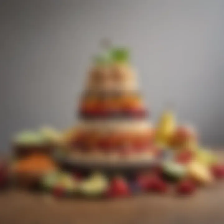 Balanced Nutrition for Well-Being An array of healthy foods representing balanced nutrition