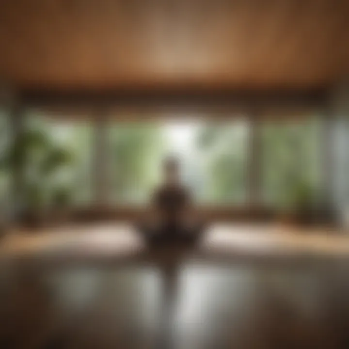 Meditation Space for Emotional Balance A peaceful meditation space enhancing emotional well-being