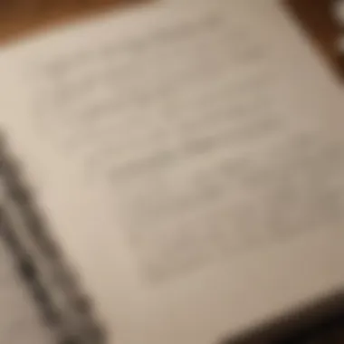 A close-up of written affirmations in a journal, showcasing personal aspirations
