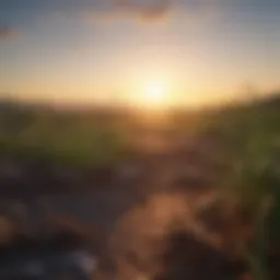 A serene sunrise over a calm landscape symbolizing new beginnings
