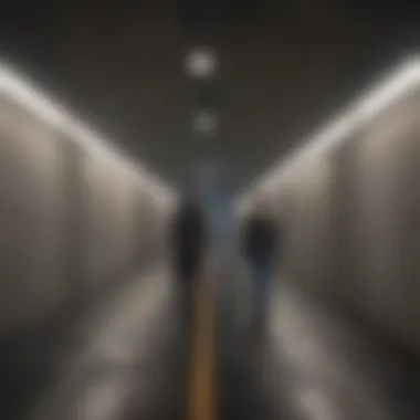 Light at the end of a tunnel signifying moving forward after betrayal
