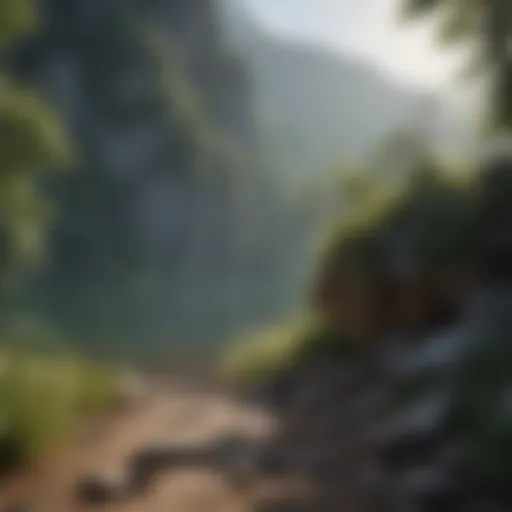 A serene landscape reflecting calmness and tranquility.