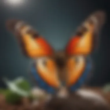 Butterfly Effect: Transforming Adversity into Growth Illustration of a butterfly emerging from a cocoon, symbolizing transformation and growth after setbacks