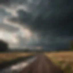 A serene landscape symbolizing tranquility amidst emotional turmoil