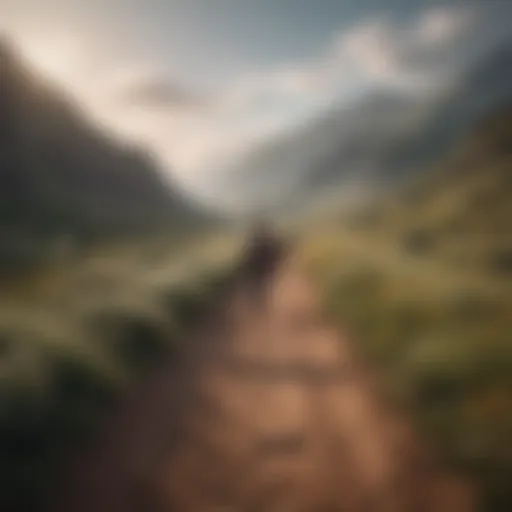 A serene landscape symbolizing the journey of self-discovery