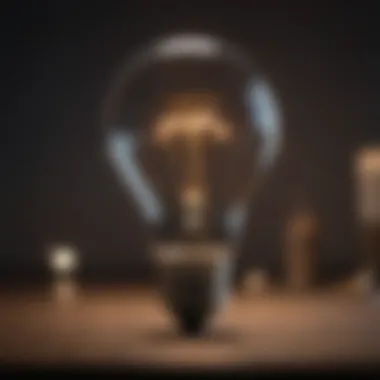 A light bulb symbolizing innovative solutions