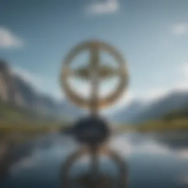 Symbol of Mental Serenity A serene landscape symbolizing mental tranquility