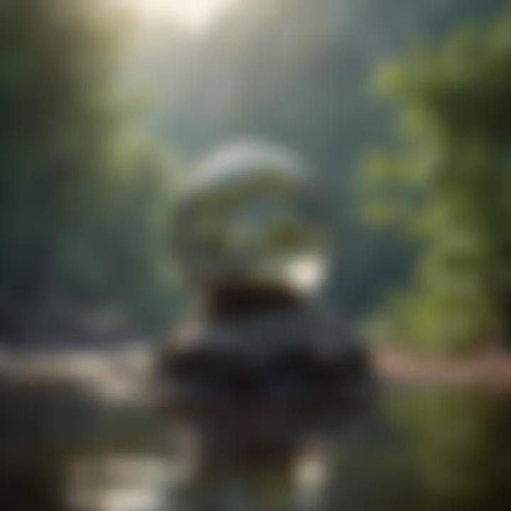 The Essence of Inner Peace A serene landscape symbolizing inner peace