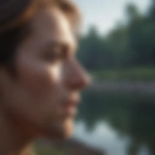 A serene landscape symbolizing reflection and introspection