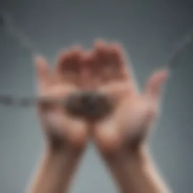 Breaking Free from Manipulation A broken chain representing liberation from emotional manipulation
