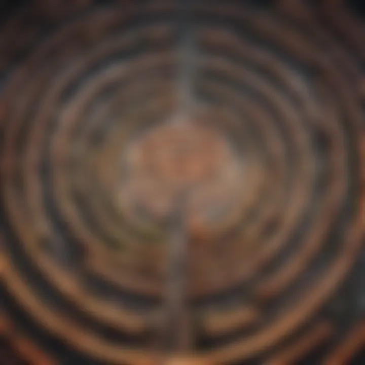 A labyrinth symbolizing the confusion of toxic relationships
