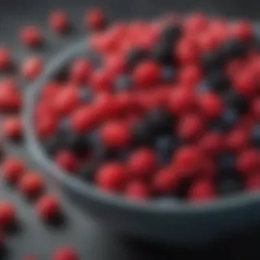 Antioxidant-Packed Berries for Gut Support A bowl of colorful berries rich in antioxidants