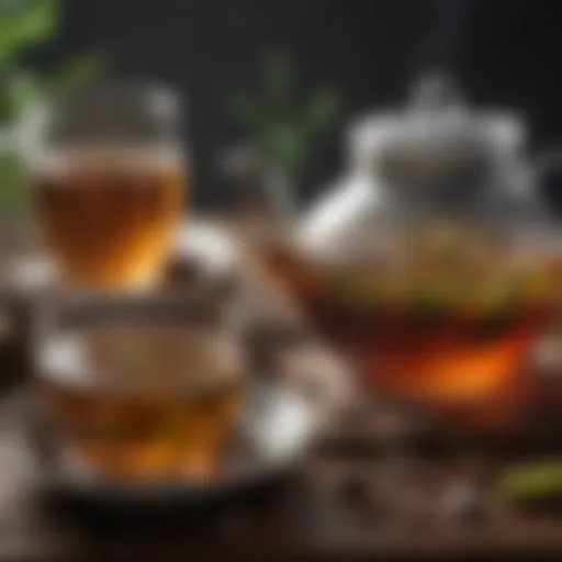 Herbal teas for gut health