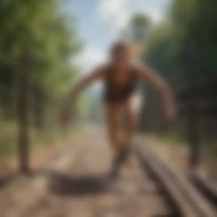 Visualization of overcoming obstacles and challenges