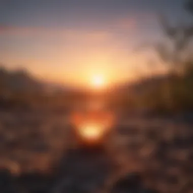 New Beginnings and Hope A vibrant sunrise representing new beginnings and hope.