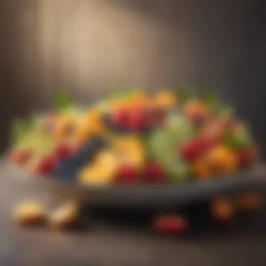Vibrant Fruit Platter for Cleansing Colorful fruit platter