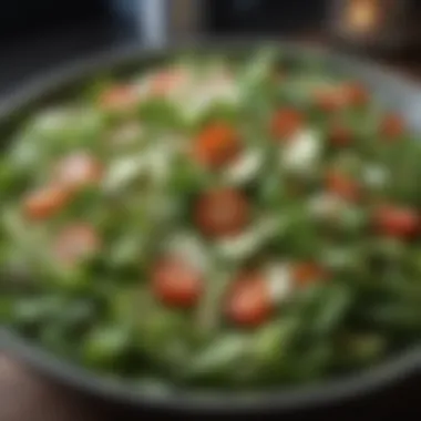 Nutrient-Packed Green Salad Fresh green vegetable salad
