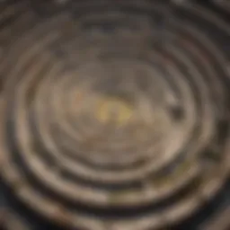 Illustration depicting a labyrinth of challenges and opportunities