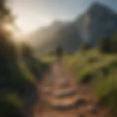 A serene landscape symbolizing inner peace and confidence