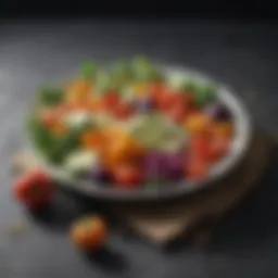 Vibrant Plate of Fresh Vegetables