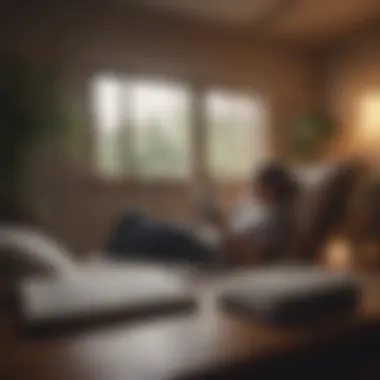 Intellectual Escape Person enjoying leisure reading time