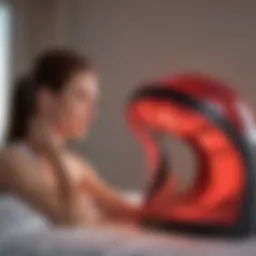 Red light therapy device for tendonitis treatment