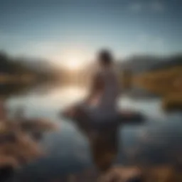 A serene landscape symbolizing inner peace