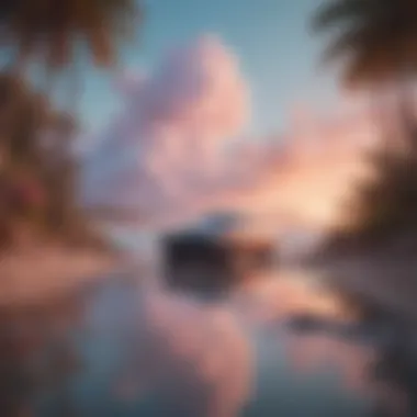 Pastel Dreamscape Soft pastel colors blending together in a soothing watercolor painting