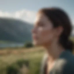 A serene landscape promoting mental clarity