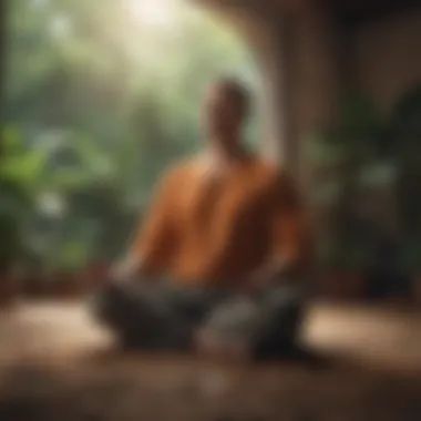 Cultivating Mindfulness through Meditation Meditation practice enhancing mental clarity