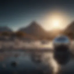 An abstract representation of life goals and aspirations.