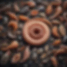 Illustration depicting various types of parasites affecting health