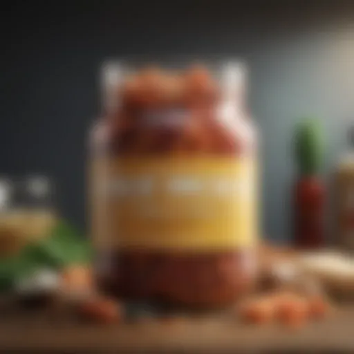 A vibrant assortment of fermented foods rich in probiotics.
