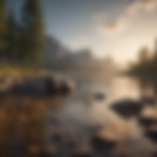A serene landscape representing mental clarity