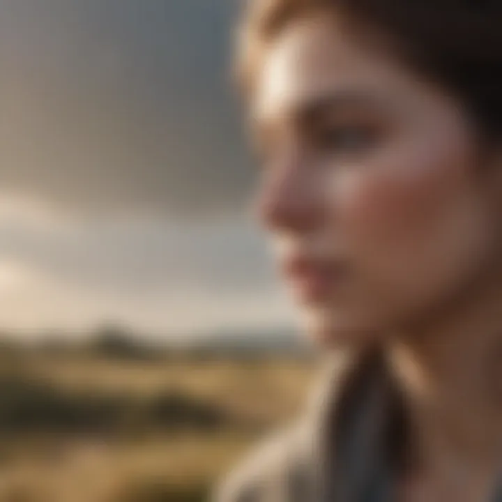 A serene landscape symbolizing emotional healing