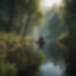 A serene landscape representing tranquility