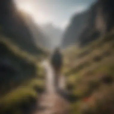 The Journey of Self-Discovery A serene landscape symbolizing self-discovery