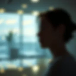 Concept of self-awareness with a reflective surface
