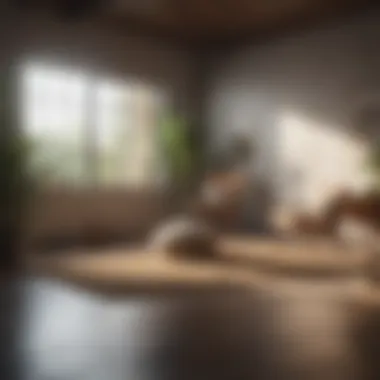 Creating a Calming Environment Meditative space with calming elements