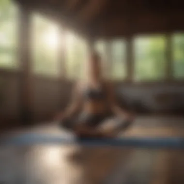 Mindfulness through Yoga Yoga practice illustrating mindfulness