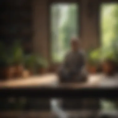 Mindfulness in Daily Life A peaceful meditation scene