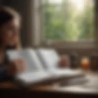 Therapeutic Journaling for Emotional Release Person journaling thoughts and emotions