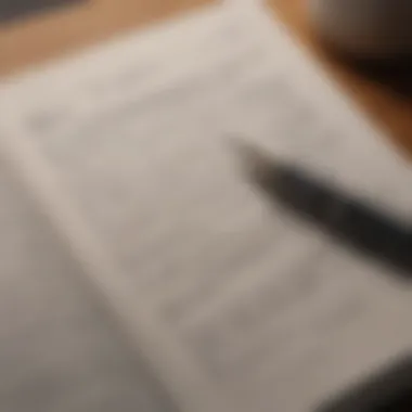 Reflective Journaling for Growth A journal and pen symbolizing cognitive restructuring and self-reflection.