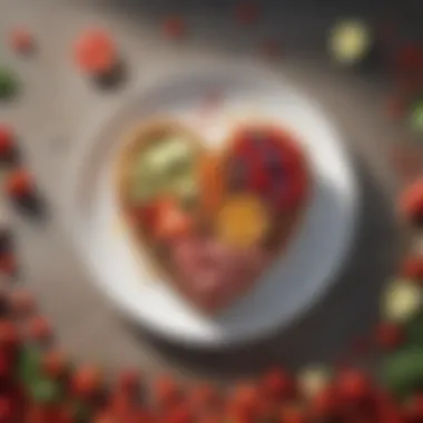 Heart-Healthy Low Carb Foods Heart-shaped healthy foods