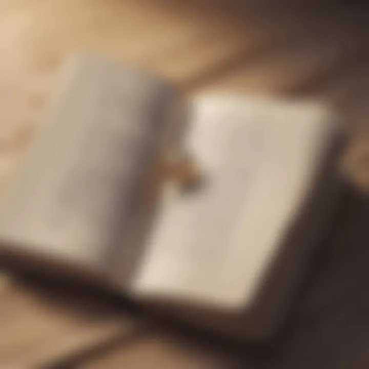 Wisdom in Literature: Highlighting Key Insights An open book with highlighted quotes on well-being