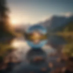 A serene landscape symbolizing inner peace and reflection.