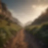 A serene landscape symbolizing personal growth