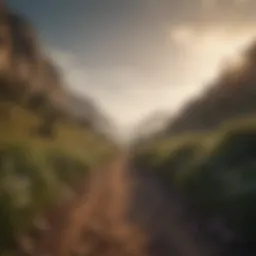 A serene landscape symbolizing personal growth