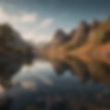 The Essence of Mental Clarity A serene landscape symbolizing mental clarity and positivity