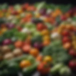A vibrant array of fresh vegetables showcasing the essence of clean eating.